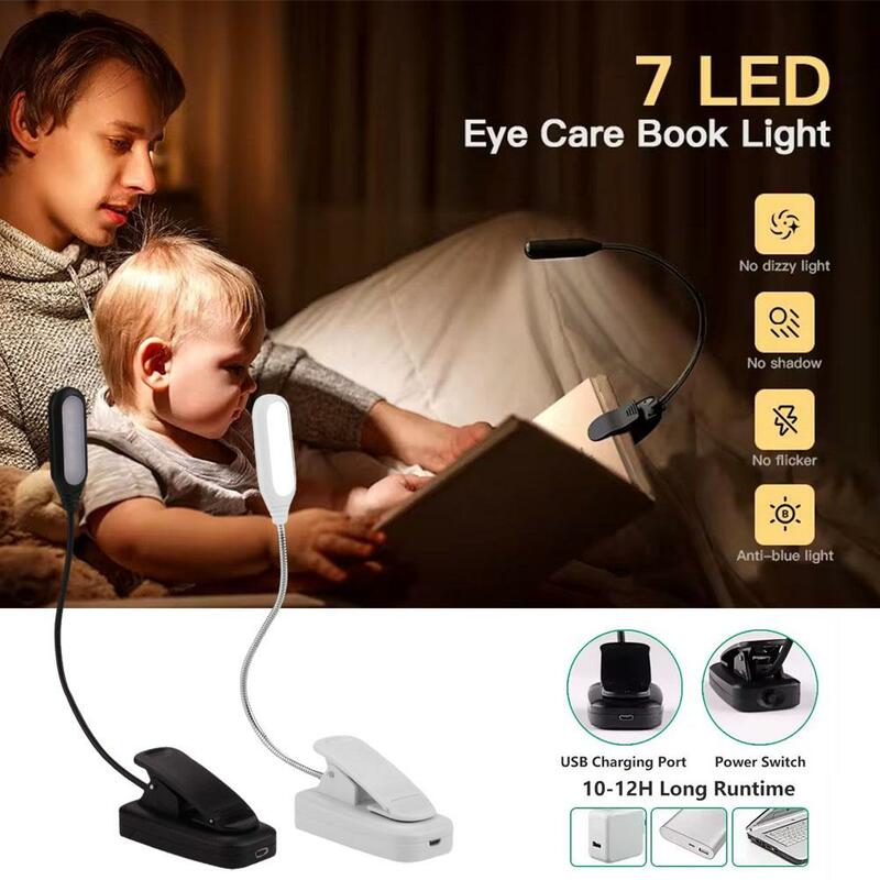 مصباح طاولة LED بجانب السرير للطلاب ، مصباح شحن USB ، حماية العين ، القراءة ، المهجع ، القراءة ، المهجع ، المهجع ، مقطع ، S6O5