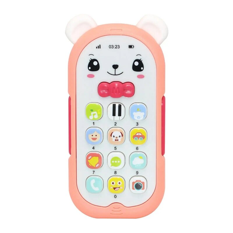 طفل هاتف لعبة هاتف المحمول في وقت مبكر التعليمية آلة التعلم الاطفال الهاتف الموسيقى الصوت آلة طفل هاتف مصغر لعبة