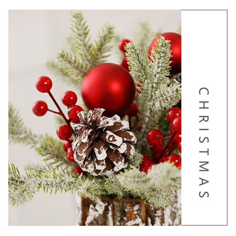 ملون عيد الميلاد ديكور المنزل غير قابلة للكسر عالية الجودة شجرة بوعاء النباتات للحمام مكتب