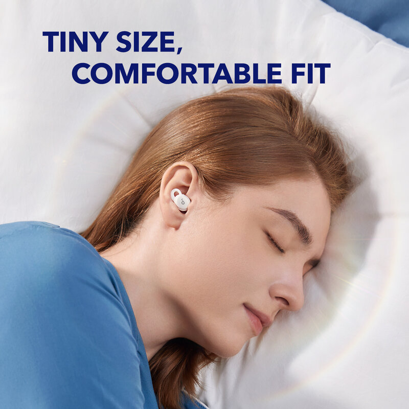 سماعات أذن ساوند كور من أنكر سليب A10 مزودة بتقنية البلوتوث مانعة للضوضاء سماعات أذن للنوم مريحة ومناسبة لأصوات النوم غير المحدودة
