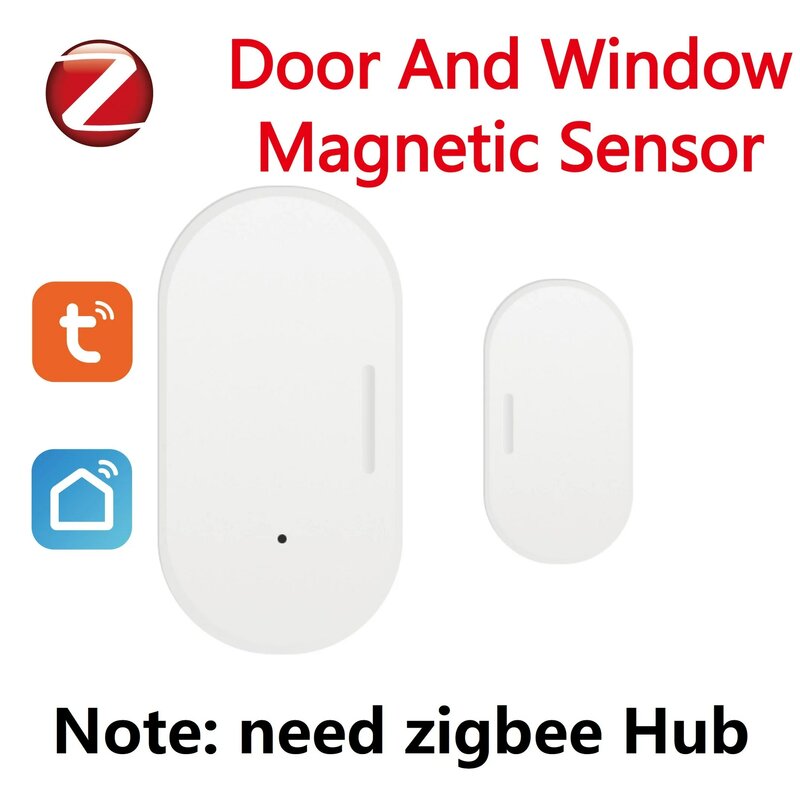 Tuya زيجبي باب ونافذة جهاز استشعار مغناطيسي اتصال لاسلكي المنزل الذكي للكشف عن باب لاسلكي الباب الأتمتة المغناطيسية