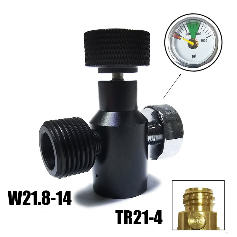 الصودا المياه CO2 اسطوانة عبوة محول موصل ، خزان الغاز منظم ، حوض السمك ، البيرة ، Tr21-4 إلى W21.8-14 ، نموذج جديد
