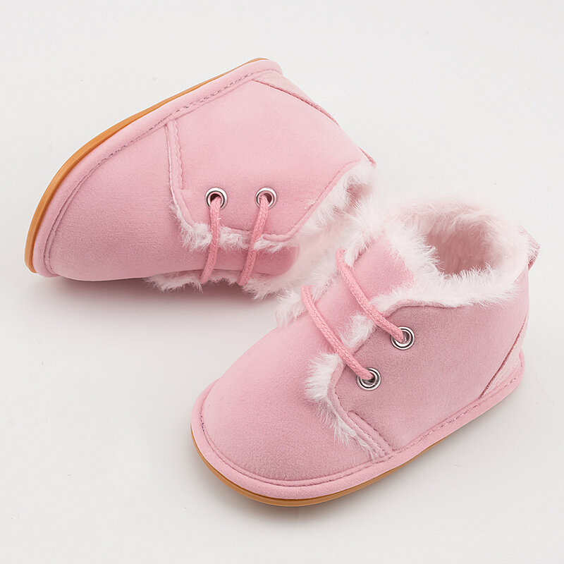 أحذية للأطفال الصغار من KIDSUN-Winter ، أحذية للأطفال الصغار ، أحذية للأطفال الصغار ، نعل مطاطي ، مضادة للانزلاق ، ناعمة ، مشوا لأول مرة لحديثي الولادة ، سرير للأطفال