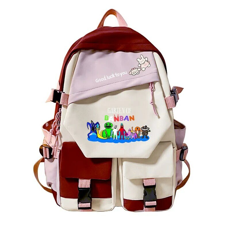 حقيبة مدرسية للفتيات في سن المراهقة حقيبة مدرسية غير رسمية حقيبة ظهر للأطفال حقيبة ظهر مطبوعة برسوم كارتونية حقيبة غير رسمية بألوان مختلفة حقيبة ظهر للأطفال