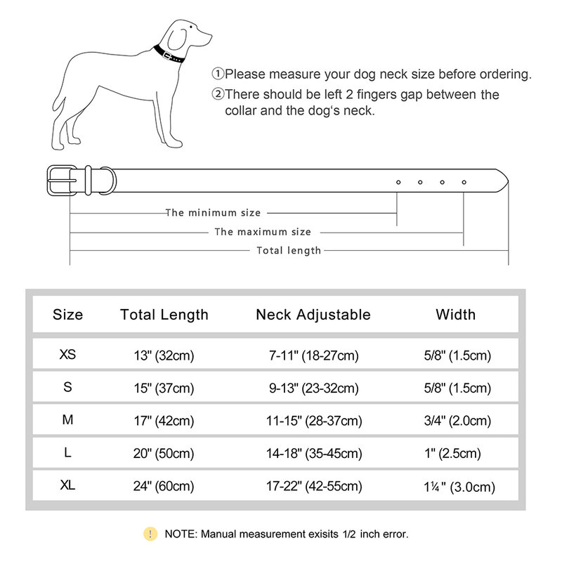 مخصص جلدية معرف اسم الكلب طوق لينة مبطن الكلاب الياقات الحرة نقش اسم للكلاب الصغيرة المتوسطة الكبيرة قابل للتعديل