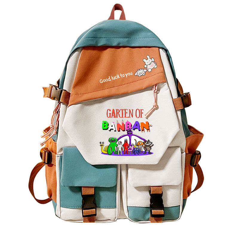حقيبة ظهر عصرية للأطفال بألوان متنوعة عصرية مطبوعة برسوم كارتونية من جارتين أوف بانبان حقيبة ظهر للأطفال حقيبة ظهر مدرسية للطلاب في سن المراهقة