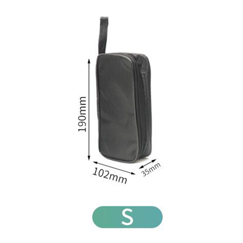حقيبة أداة صغيرة نايلون الحقيبة ل رقمي متعدد أدوات صغيرة صندوق تخزين أسود مقاوم للماء الملحقات منظمة