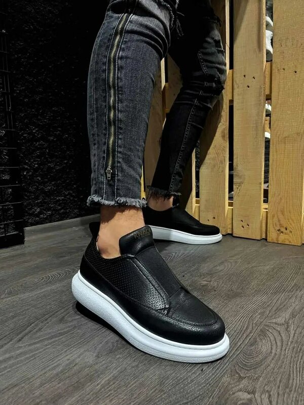 Knack Sneakers shoes 911 black (white base)