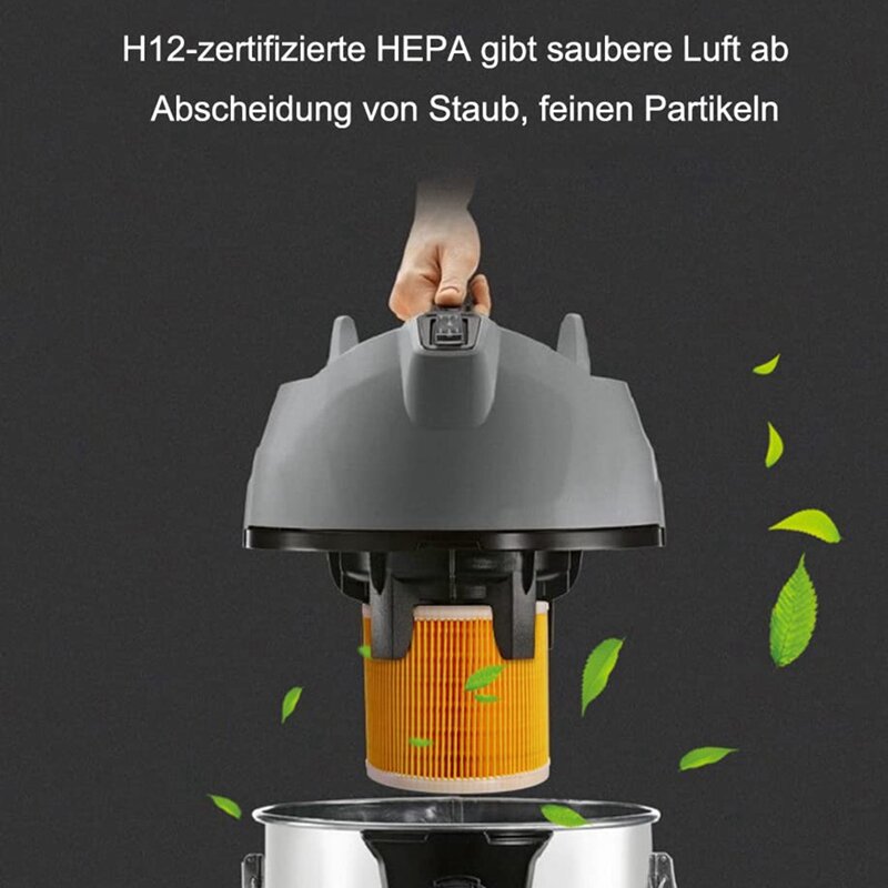 أفضل العروض استبدال HEPA مرشحات الغبار حقيبة ل Karcher WD2 WD3 MV3 MV2 مكنسة كهربائية الملحقات يحل محل 6.414-552.0