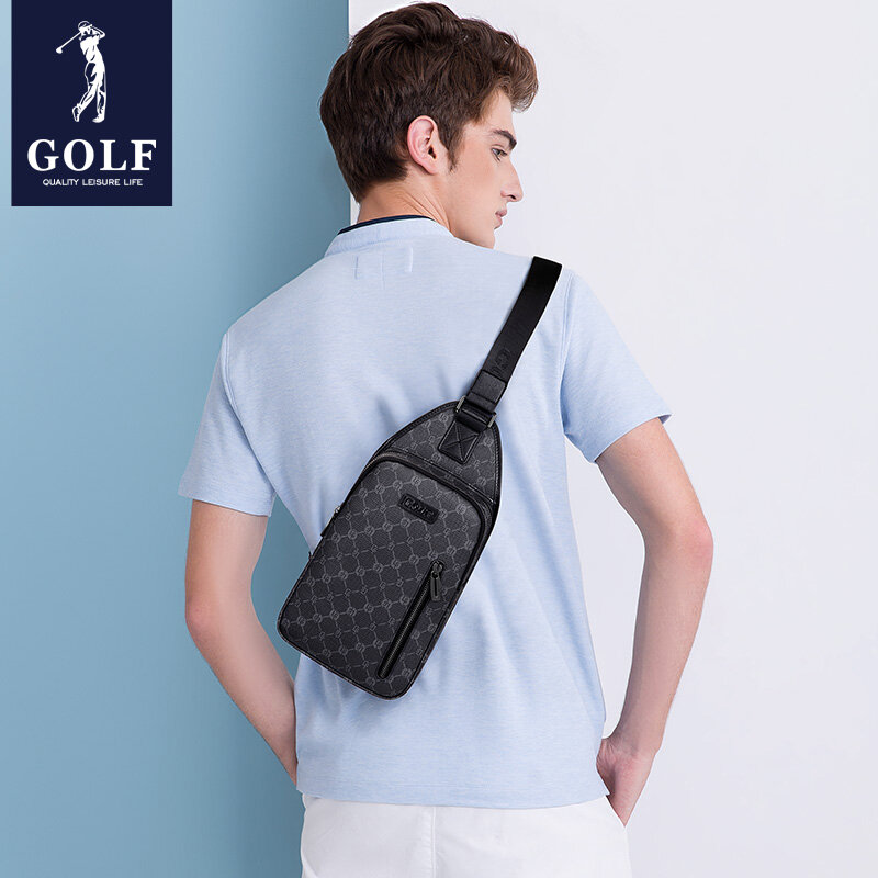 حقيبة كتف الغولف ، حقيبة كروسبودي ، حقيبة الصدر العصرية ، حقيبة ظهر صغيرة للرجال ، حقيبة عمل عادية ، جديدة ، عصرية