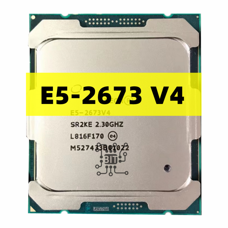 Xeon E5 26v4 CPU 2ke ، 20 Cores ، sr73ghz ، 50MB ، 14nm ، W ، 100 m ، x ، E5 ، V4 Processor ، شحن مجاني