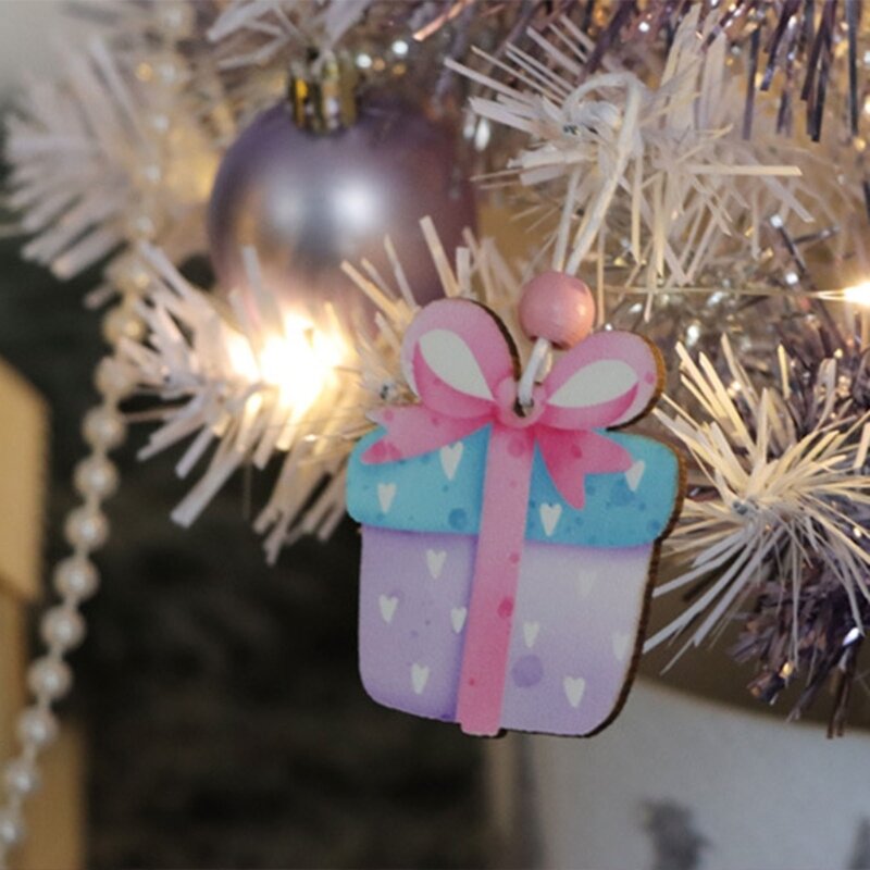 شجرة عيد الميلاد منضدية مع زينة على شكل نجمة على شكل شجرة Led سلسلة ضوء لزينة عيد الميلاد لسطح المكتب ذاتية الصنع دروبشيب