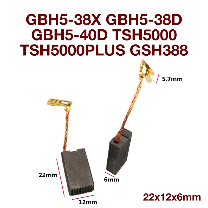 A69 فرشاة الكربون لبوش GBH5-38X 38D 40D TSH5000 زائد GSH388 الكهربائية المطرقة الكهربائية اختيار فرشاة الكربون استبدال أجزاء