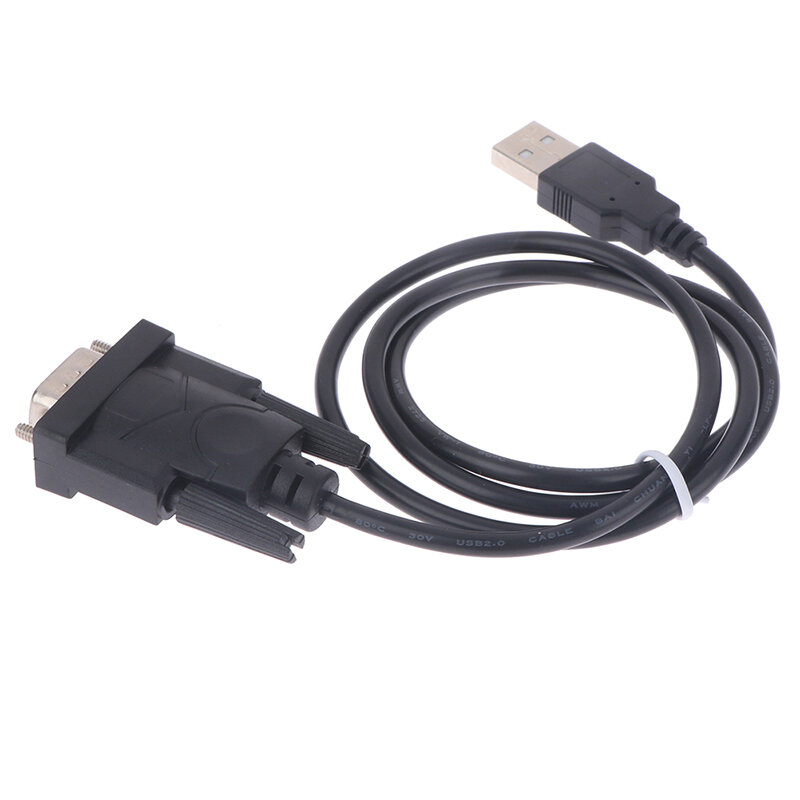 USB RS232 إلى DB 9-Pin ذكر كابل محول محول يدعم Win 7 8 10 برو نظام يدعم مختلف الأجهزة التسلسلية كابل 75 سنتيمتر