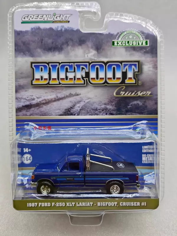 سيارة طراز فورد XLT Lariat Bigfoot Cruiser #1 من سبيكة معدنية مصبوبة ، ألعاب لمجموعة الهدايا ، W1351 ، 1:64