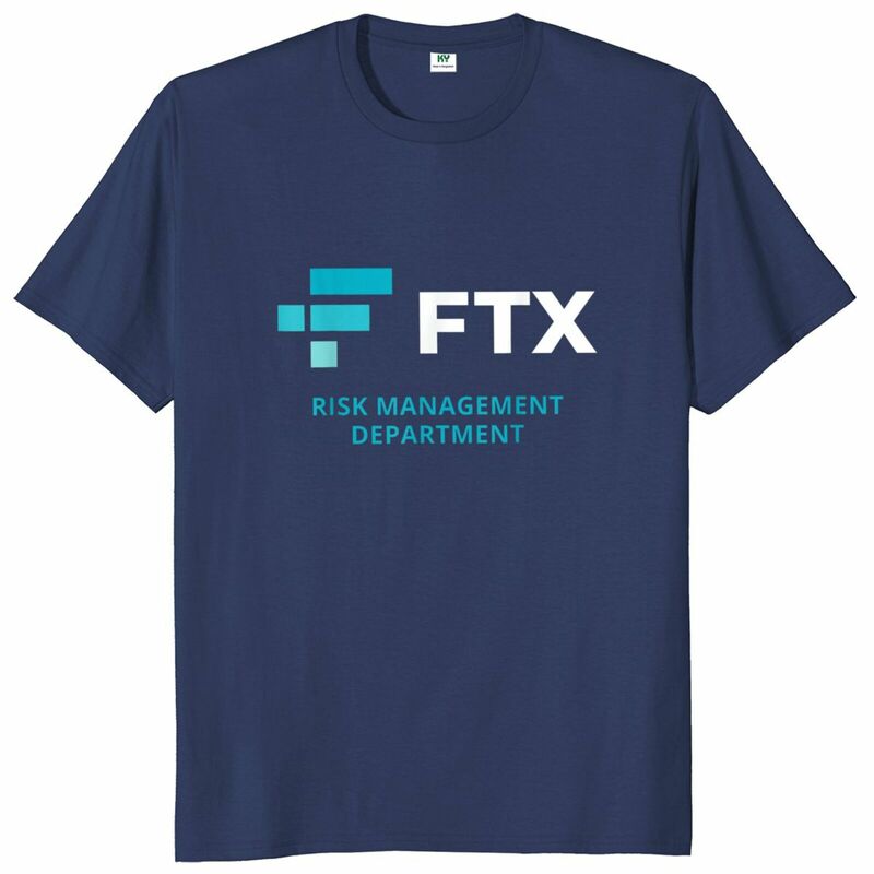 تيشيرت إدارة المخاطر FTX تي شيرت 100% قطن مقاس أوروبي تي شيرت