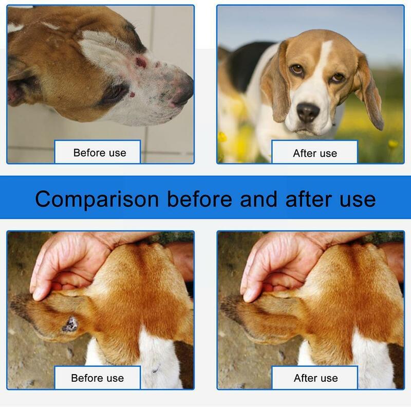 30 مللي الحيوانات الأليفة الجرح رذاذ حكة الإغاثة الكلب القط الجلد الرعاية الصحية رذاذ منتجات العناية بالبشرة العلاج للحكة والجلد الحساسة P5B4