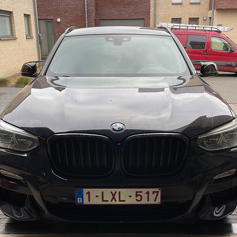 ل BMW X3 G01 X4 G02 X5 G05 X6 G06 X7 G07 2018 2019 2020 M نمط الأسود مرآة الرؤية الخلفية غطاء X3M نظرة مرآة الرؤية الخلفية غطاء