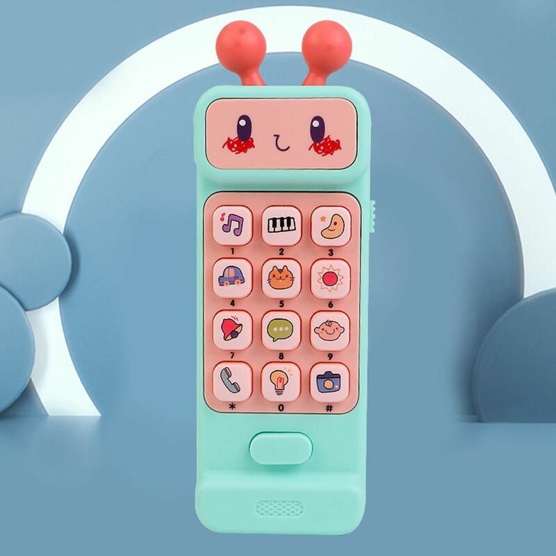 لعبة هاتف الطفل مع الموسيقى والأضواء آلة السبر لعبة النوم عضاضة للأطفال الرضع ألعاب تعليمية في وقت مبكر هدايا عيد ميلاد