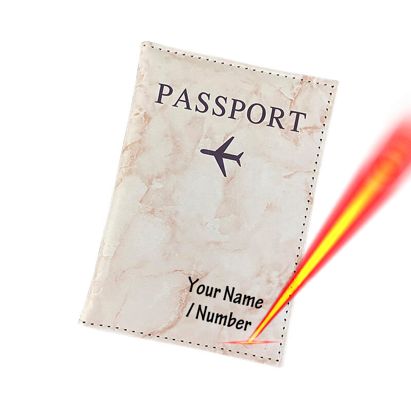 شخصية تخصيص غطاء جواز السفر الوردي مع أسماء النساء أسماء مخصصة حامل جواز السفر يغطي