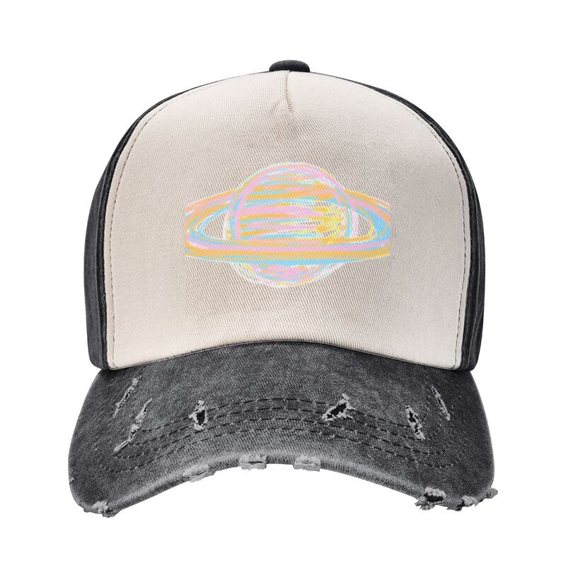 CMY Saturn قبعة بيسبول مخصصة ، قبعات أنيمي للنساء والرجال ، قبعة نزهة الشاطئ