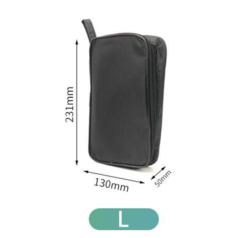 حقيبة أداة صغيرة نايلون الحقيبة ل رقمي متعدد أدوات صغيرة صندوق تخزين أسود مقاوم للماء الملحقات منظمة