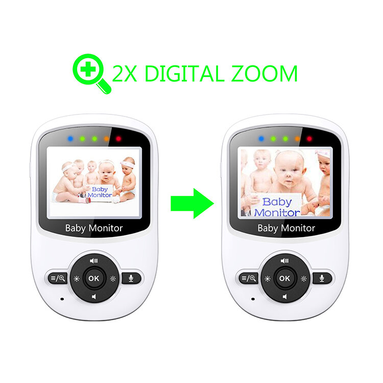 MY-C047C فيديو لاسلكي مراقبة الطفل 2.4GHz الصوت للرؤية الليلية مراقبة درجة الحرارة كاميرا الطفل