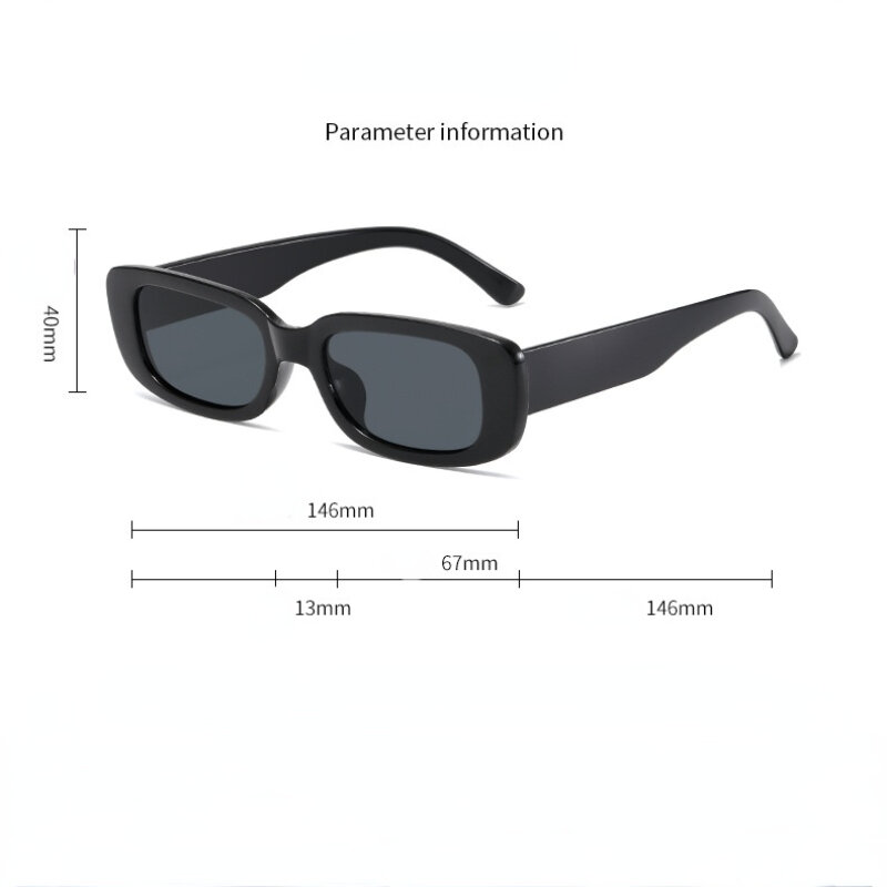 ZUEE الرجعية صغيرة مستطيل النظارات الشمسية النساء Vintage العلامة التجارية مصمم مربع نظارات شمسية ظلال الإناث UV400 تصميم بسيط
