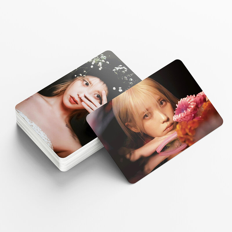 55 قطعة/المجموعة Kpop IU Lomo بطاقات عالية الجودة HD فوتوكارد لمحبي جمع ليلك لي جي يون موضة لطيف المشجعين هدية