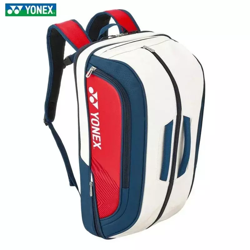 Yonex-حقيبة ظهر جلدية متعددة الوظائف مضرب تنس ، حقيبة كتف تنس ، حقيبة رياضية ، جودة عالية ، تناسب 4-6 قطع