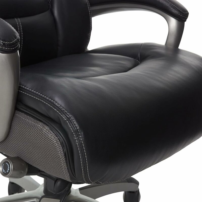 كرسي مكتب تنفيذي بتقنية الطبقات الذكية ، جلد وشبكة ، كرسي كمبيوتر مريح ، خصر تحكم ، مريح