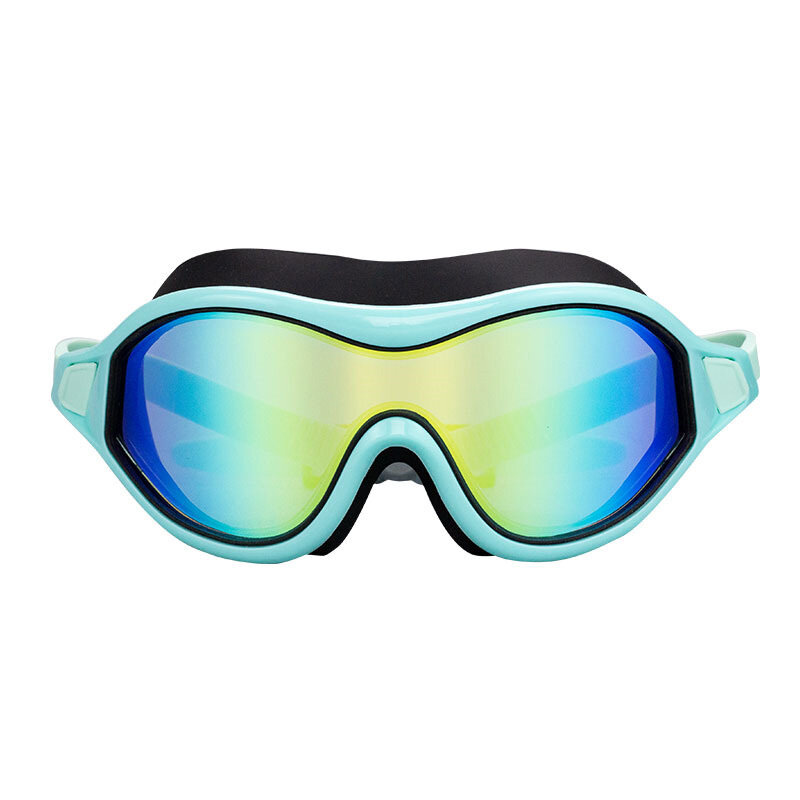 موضة جديدة إطار كبير نظارات الوقاية للسباحة للنساء رجل HD مكافحة الضباب نظارات الكبار الصانع مباشرة بالجملة
