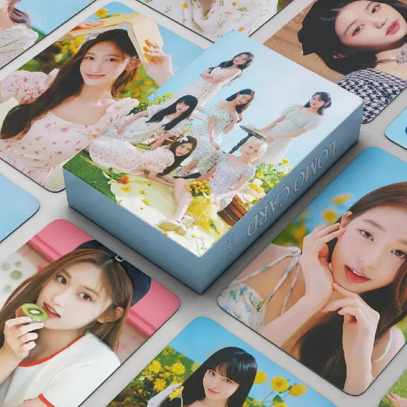55 قطعة/المجموعة/المجموعة Kpop IVE Lomo بطاقات ألبوم جديد بعد مثل صور طباعة بطاقات الكورية موضة بطاقات بريدية لمحبي الهدايا