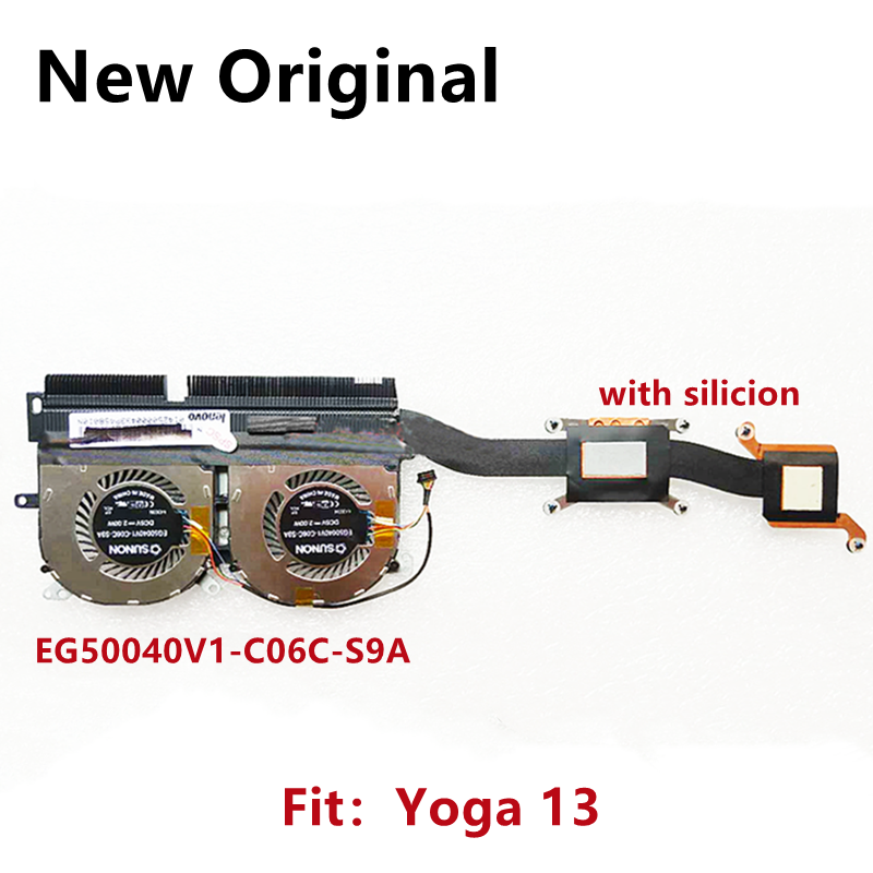 جديد الأصلي لأجهزة الكمبيوتر المحمول لينوفو اليوغا 13 مروحة التبريد وحدة المعالجة المركزية المبرد المبرد برودة EG50040V1-C06C-S9A