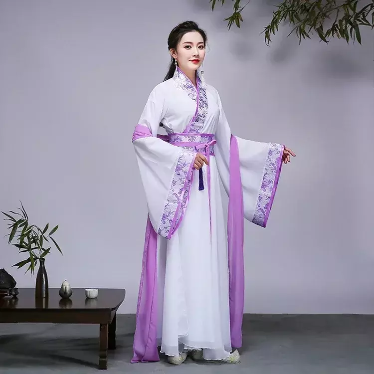 فستان هانفو الصيني القديم للنساء ، تأثيري خرافية ، بدلة تانغ خمر ، زي الأميرة النبيلة ، الرقص الشعبي الوطني