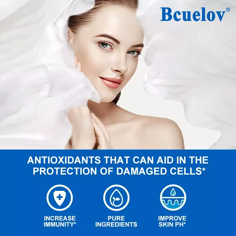 Bcuelov-فيتامين e وiu جل طبيعي ، تحسين ترطيب البشرة ، تعزيز امتصاص الجلد