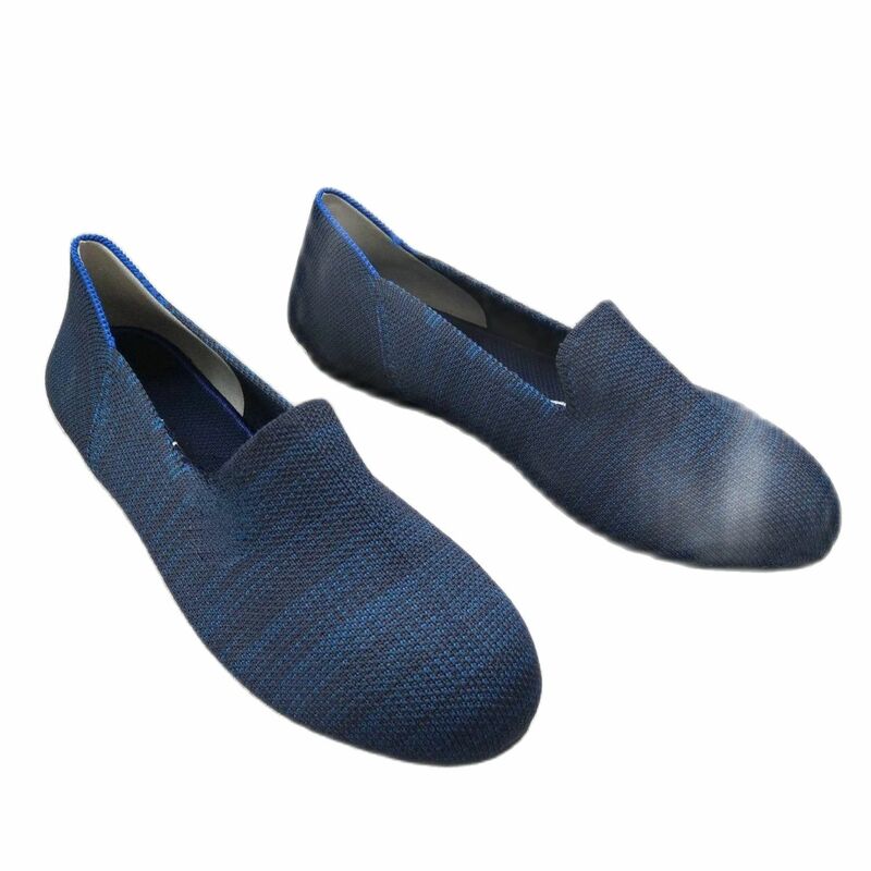 مشاية Maggie-أحذية نسائية مسطحة محبوكة من الأسفل لينة قابلة للتمدد ، أحذية بدون كعب غير رسمية قابلة للغسل ، مقاس 35-40 ، ربيعي
