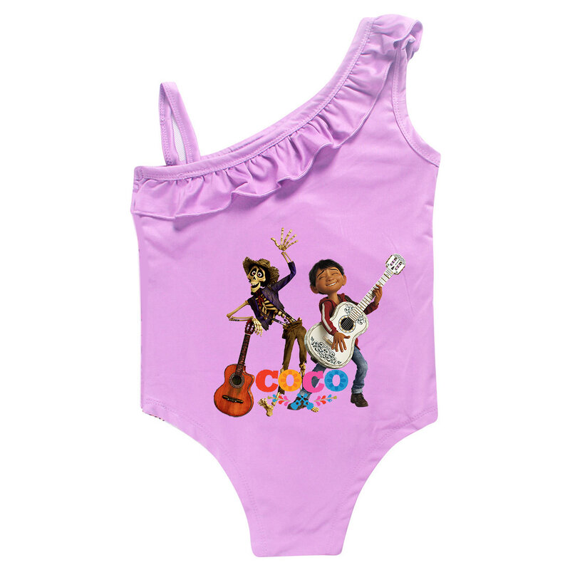 كوكو-قطعة واحدة ملابس السباحة للفتاة الصغيرة 2-9 سنوات ، ملابس السباحة للأطفال