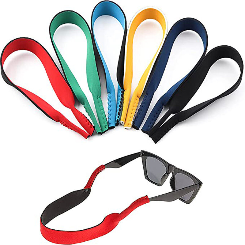 12 ألوان العائمة رغوة سلسلة نظارات الأشرطة سلسلة النظارات الشمسية سلاسل الرياضة المضادة للانزلاق سلسلة نظارات الحبال الفرقة الحبل حامل