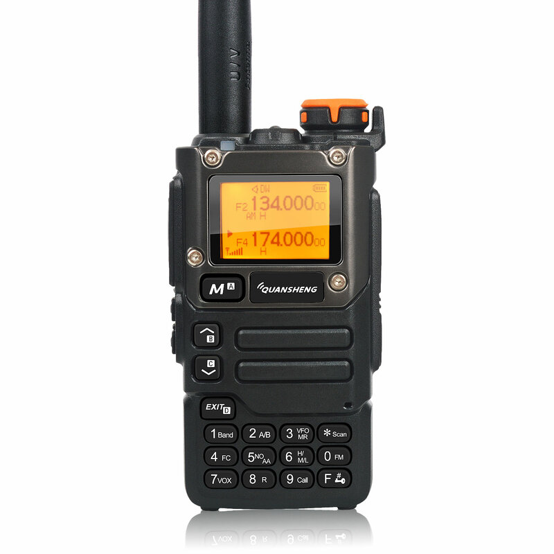 UV-K5(8) الهواء الفرقة 50-600MHz Rx متعددة الفرقة 136-600MHz Tx DTMF Scrablmer Vox تردد المسح الضوئي نسخة NoAA FM تشونغ اسلكية تخاطب