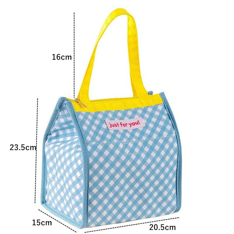 المحمولة قماش الحرارية أكياس الغداء للنساء نزهة الغذاء معزول برودة حمل الحقائب المدرسية العمل Lunchbox بينتو صندوق الحقيبة