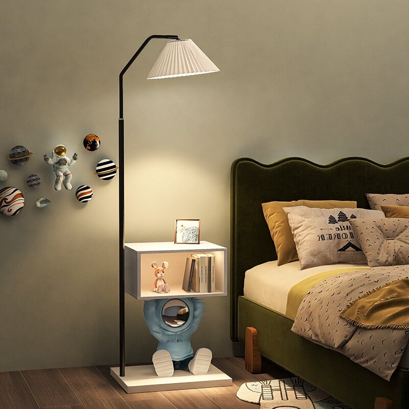 مصباح منضدة للأطفال مدمج ، نمط كارتون إبداعي لغرفة النوم ، خزانة بجانب السرير ، Szafka Nocna