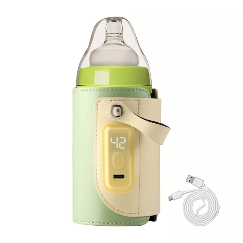 المحمولة USB شحن الحليب زجاجة دفئا حقيبة حالة الطفل زجاجة تستخدم في الرضاعة العزل كم غطاء التدفئة السفر الأساسية