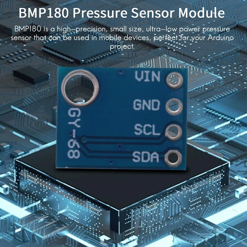 وحدة استشعار درجة حرارة الضغط الجوي ، تحل محل BMP085 ، BMP180 ، 5