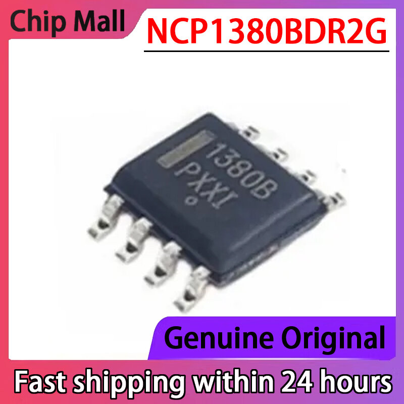 NCP1380BDR2G شاشة مطبوعة التبديل ، 1380B SOP8 SMT ، SMT IC ، العلامة التجارية الجديدة ، الأصلي ، 5 قطعة