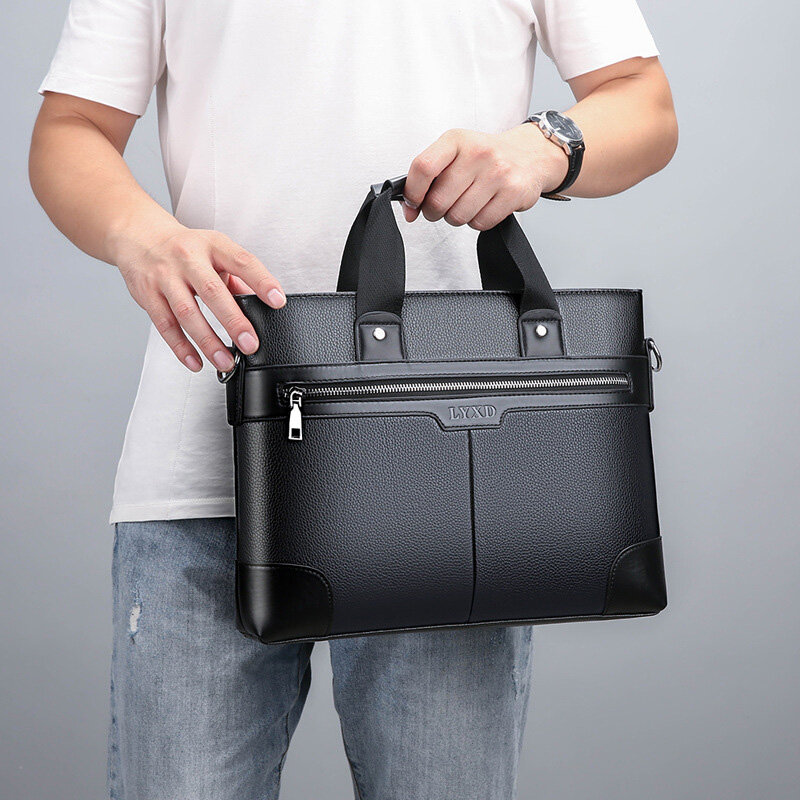 2022 رجال الأعمال الموضة حقيبة بو الجلود الصلبة حقيبة كتف الذكور محمول حقائب حقيبة ساع حقائب اليد