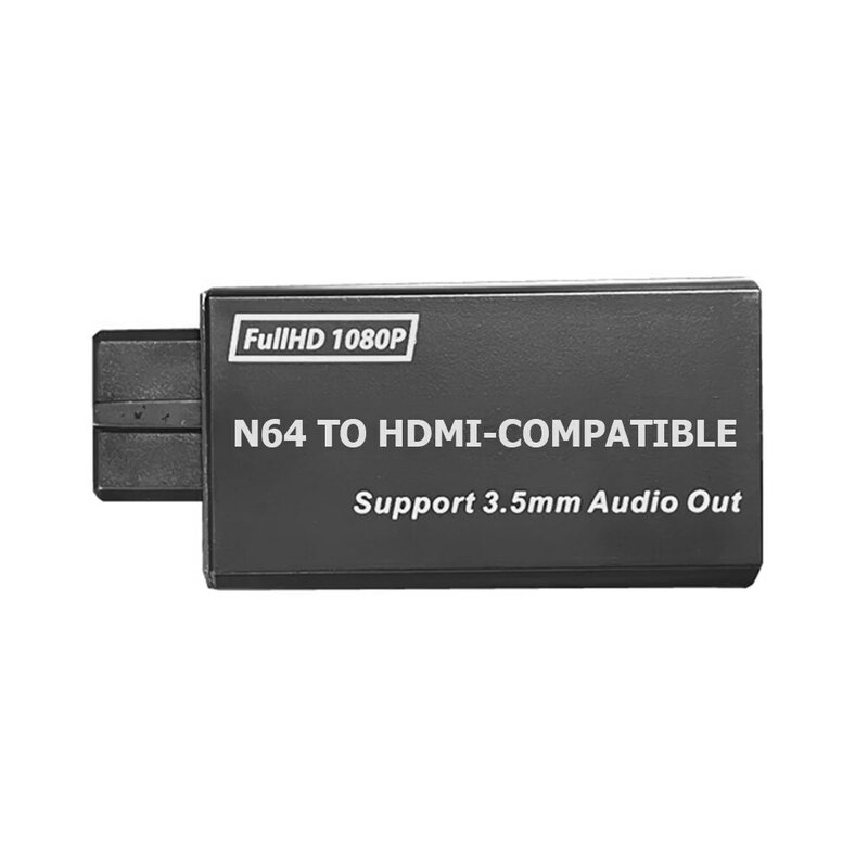 N64/SNES/NGC إلى HDMI-متوافق محول HD تحويل الفيديو LCD مهايئ لشاشة وحدة التحكم لعبة إلى HD TV العارض