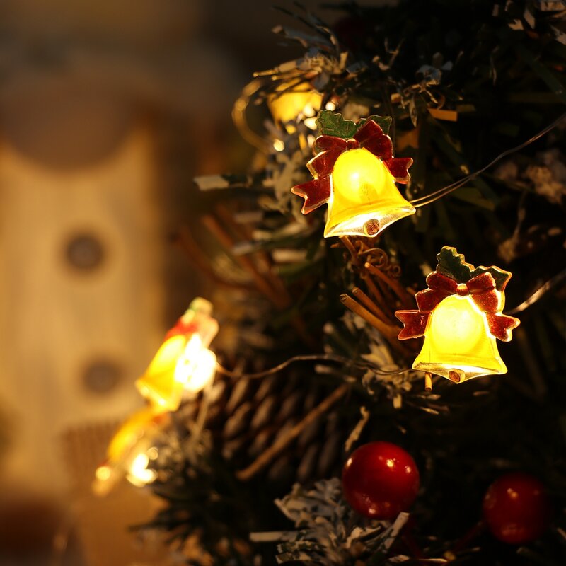 سانتا كلوز عيد الميلاد LED ضوء سلسلة عيد ميلاد سعيد ديكور للمنزل 2022 شجرة عيد الميلاد الحلي نافيداد هدايا عيد الميلاد السنة الجديدة
