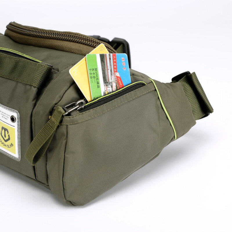 Toughslhs جديد متعدد الوظائف في الهواء الطلق الخصر حقيبة موضة الاتجاه حقيبة صدر للرجال حقيبة ساعي تخزين الخصر