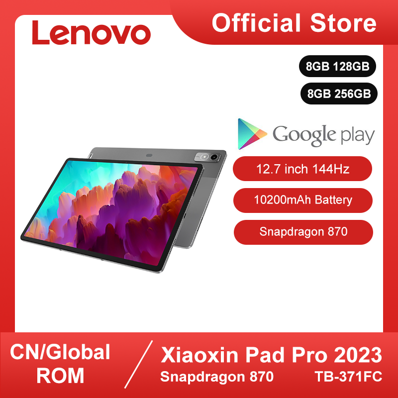 جديد لينوفو Xiaoxin Pad Pro 2023 12.7 "Snapdragon 870 أندرويد 13 8GB 128GB/256GB واي فاي أندرويد 13 الأصلي ROM اللوحي